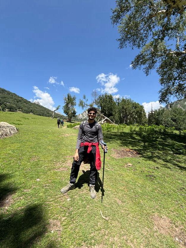 Trekking in the mountains